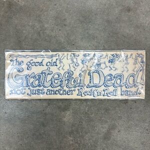 Vintage Grateful Dead drawn art bumper sticker